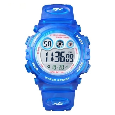 Children Polyester 1.5 Inch Blue Smart Watch Waterproof Plastic Smart